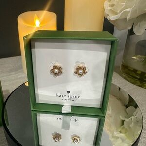 Kate Spade Cream and Gold Accessory